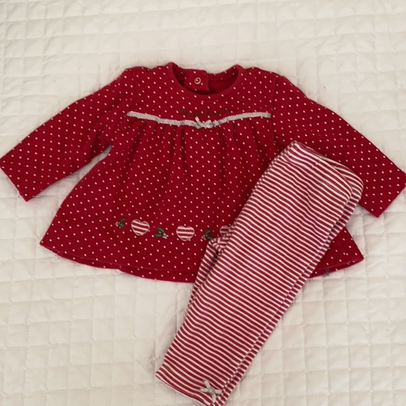 Little Me Other - My First Christmas 🎄 tunic & pant - 6 months